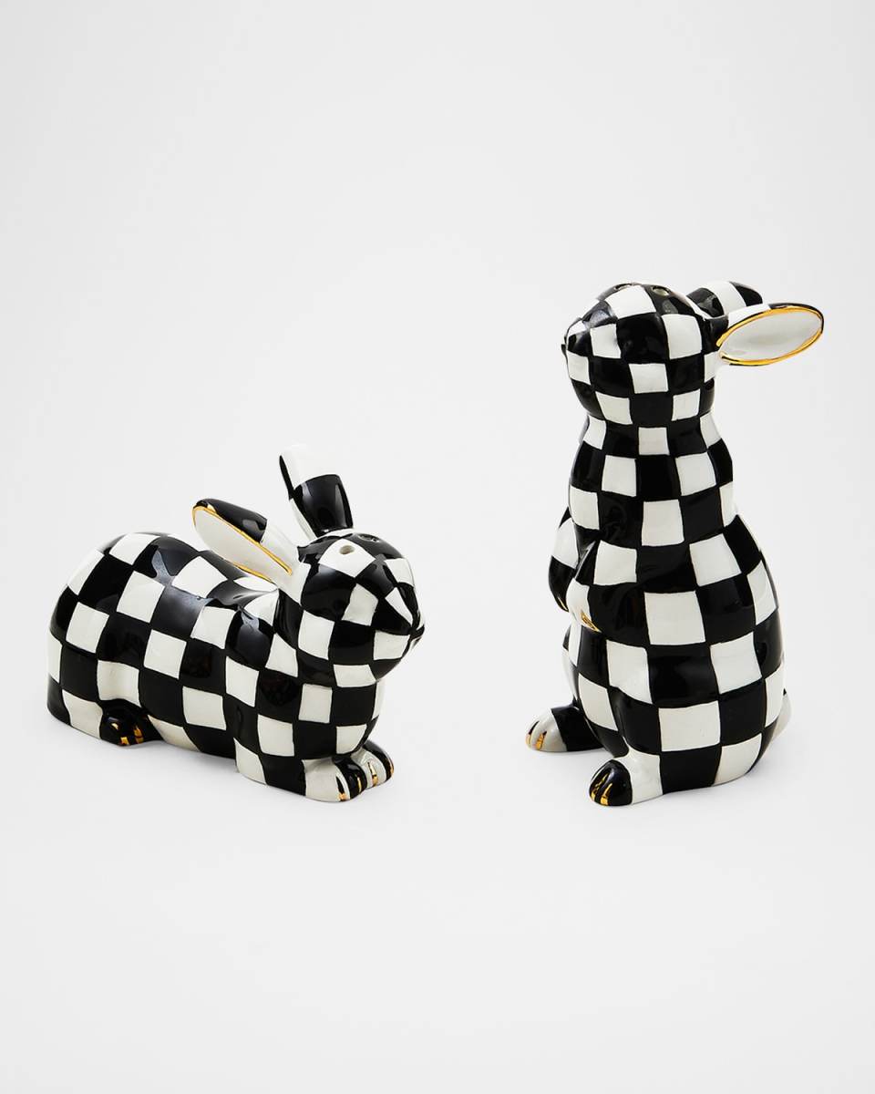 Courtly Bunny Salt & Pepper Shaker Set